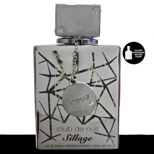 CLUB DE NUIT SILLAGE - SILVER MOUNTAIN WATER DUPE - ARMAF
