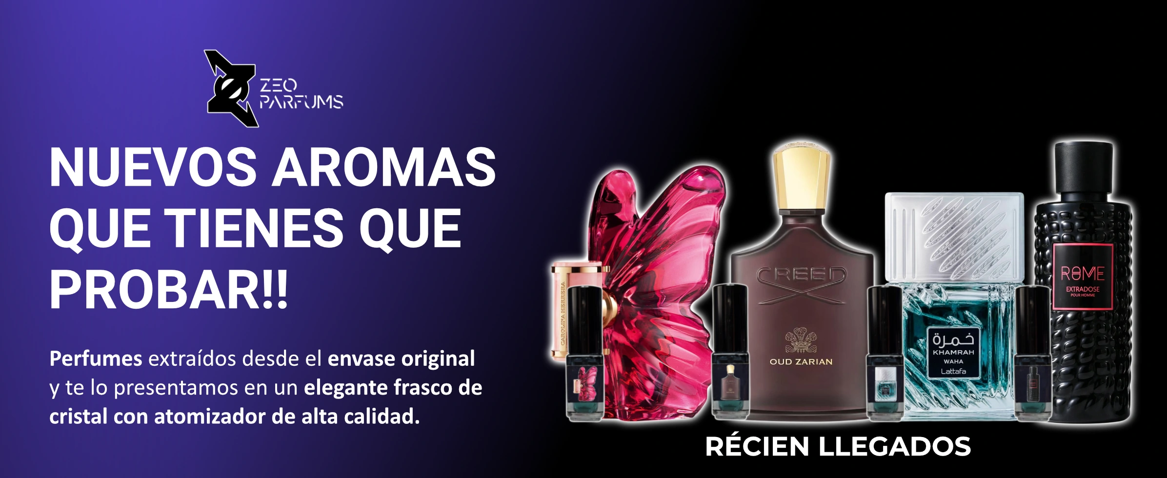 Banner ZEO Parfums