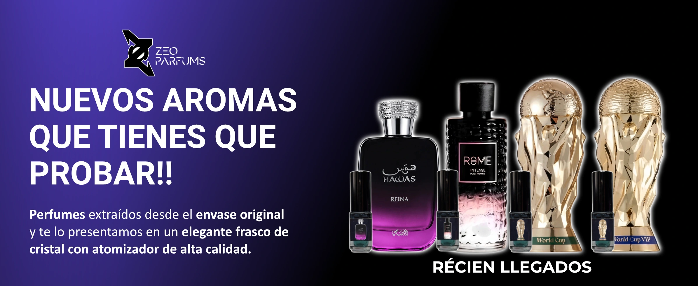 Banner ZEO Parfums