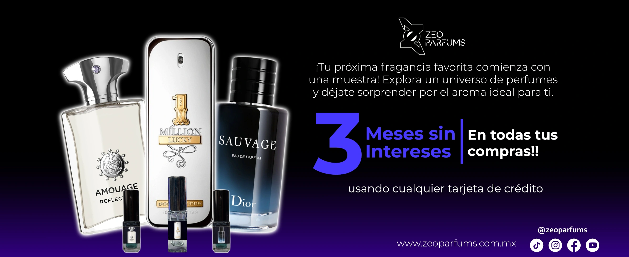 Banner ZEO Parfums