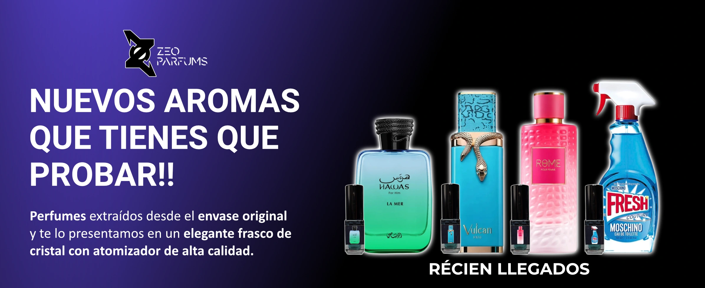 Banner ZEO Parfums
